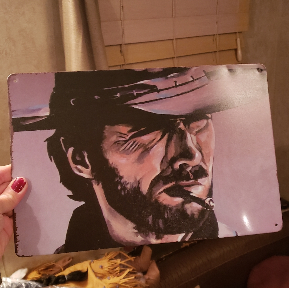 5/$15 Clint eastwood tin sign